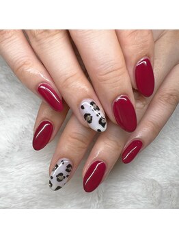 ビ ラブ(美:LOVE)/レオパードネイル