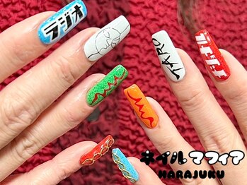 ネイルマフィア 原宿(NAIL MAFIA)/手描きロゴアート♪♪