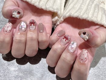 ネイル アン 倉敷駅前店(Nail Ann)/大人なバレンタインデザイン