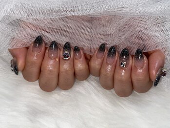 【ブラックラメグラデーション】