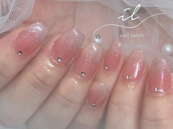 イル 神戸店/ラメグラデーション×シンプル