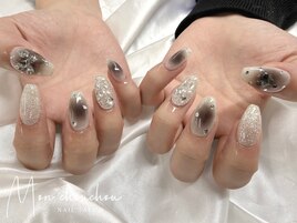 *黒チーク×埋め尽くし*