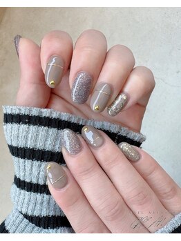 クリーム(Nail Atelier CREAM)/【定額オフィス】2月