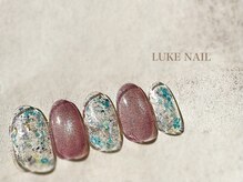 ルークネイル 恵比寿店(LUKE NAIL)/ジュエルマグネットクリアラメ