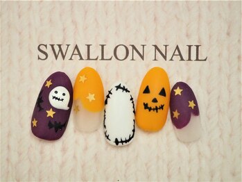 スワロンネイル(SWALLON NAIL)/2020年ハロウィンデザイン♪