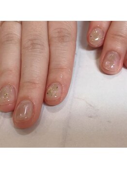 マルネイル(maru nail)/プラスお花アレンジ