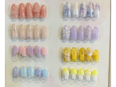 13種類デザイン定額♪gel￥7,678／para gel￥9,350カラー変更ok