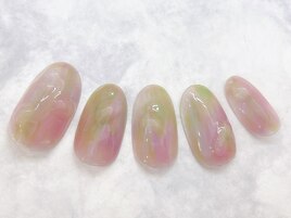 ニュアンス塗りかけアート