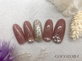 大人シンプルネイル