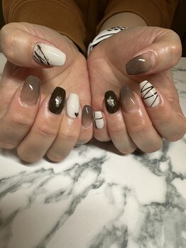 リバース コンタクト(Rebirth Contact)/バレンタインネイル