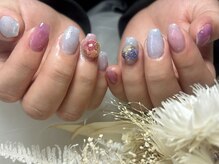 サロンドフォーエイチ(salon de 4H)/存在感抜群フラワーネイル！