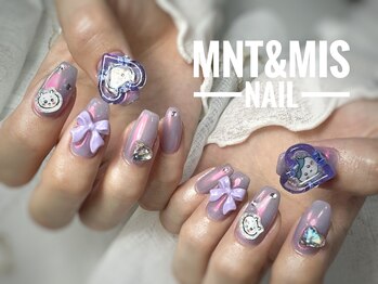 ミントアンドミスネイル(Mnt&Mis NAIL)/持込デザイン　¥9800～
