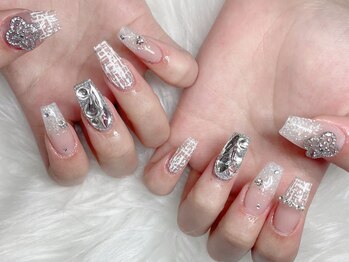 ネイルアルバ(Nail ALBA)/ツイードネイル