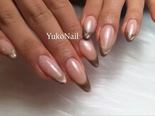 ユコネイル 茨木(Yuko Nail)/マグネットフレンチ/