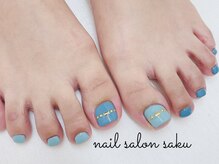 サク(saku)/フット/持ち込み/ターコイズ