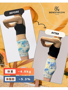 ビエネスタジムトウキョウ 青山(BIENESTAR GYM TOKYO)/お客様のビフォーアフター（5）