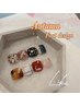 【9月の定額フットネイル】アート付きフットジェルネイル￥6,500