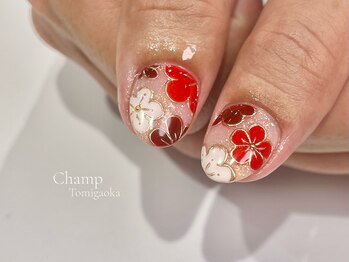 和柄ネイル