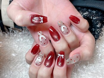 レアネイル 新宿(le'a nail)/マグネットデザイン
