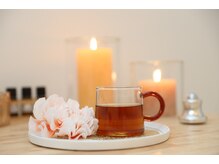 アクアフローラの雰囲気(心地よい精油の香りとウェルカム&アフタードリンクをどうぞ)