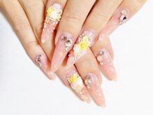 ネイルコレクション ピンク(Nail Collection Pink)/スカルプ付放題★３Ｄフラワー