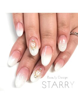 スターリー(STARRY)/白グラ スカグラ イニシャル