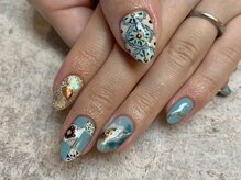 ネイル スタジオ イナンナ(Nail Studio INANNA)/大理石×タイルArt