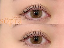 ソプラ 四条大宮店(sopra)の雰囲気（次世代カール☆パリジェンヌラッシュリフトでぱっちり目元に♪♪）