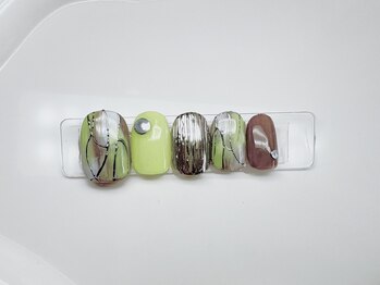 ネイルビューティーサロン パンドーラ 川西店(nail beauty salon Pandora)/安井担当トレンドアートAコース