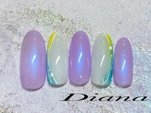 ディアナ ひたちなか高場店(DIANA)/定額ネイル　6600円　B‐052