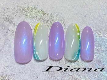 ディアナ ひたちなか高場店(DIANA)/定額ネイル 6600円 B‐052