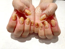 紅葉ニュアンスネイル