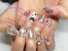 アン ジョーヌドラゴ/【自爪ネイル】アシメネイル