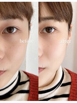 アイスタンド(eye stand)/まつ毛パーマ　before / after