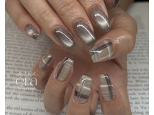 エラ(era)/チェックネイル　5本アート