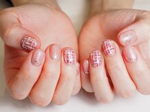 ツイード×リボン