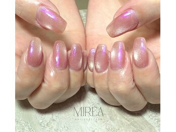 ミレア(MIREA)/マグネットネイル×偏光パール