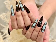 ネイルサロンラポール (Nailsalon Rapport)の雰囲気（ブラウン×ブルー　人気カラー）