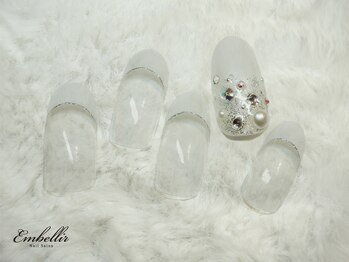 アンベリール 横浜店(Embellir)/（421）Winterフレンチネイル