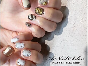 エーネイルサロン プラーカ本店(A-Nail Salon)/個性派アシメ
