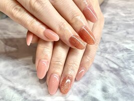 美スカルプ×マグネット　秋色