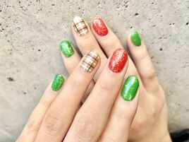 【20231218】チェックネイル