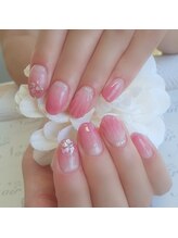 ヘアー ユニバース(HAIR UИIVERS)/ピンクグラデ+シェル+マーメイド