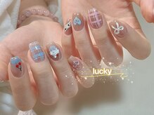 ラッキー(Lucky)/手描きネイル