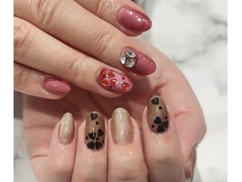 ハートホロネイル