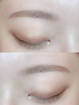 エミュ(E.m.u..)の写真/眉のお悩みはプロにお任せ下さい◇美眉毛スタイリングでお悩み解決☆眉毛パーマでハリウッドのような眉に◎