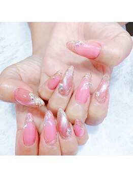 爪キラの写真/NEW★仕上がりキレイ♪【次世代長さだしジェルチップ ワンカラーorマグネット¥11000】超長持ち&美爪に★