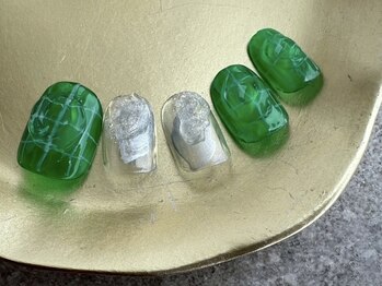 ラメール(La Mer)/A グリーンチェック