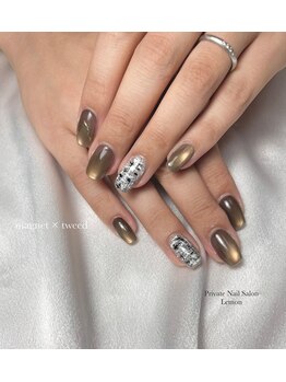 レモン(Lemon)/ツイード×マグネット