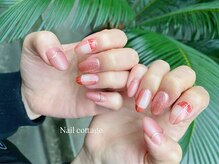 ネイルコテージ 新宿南口店(Nail cottage)/チェックネイル￥9900